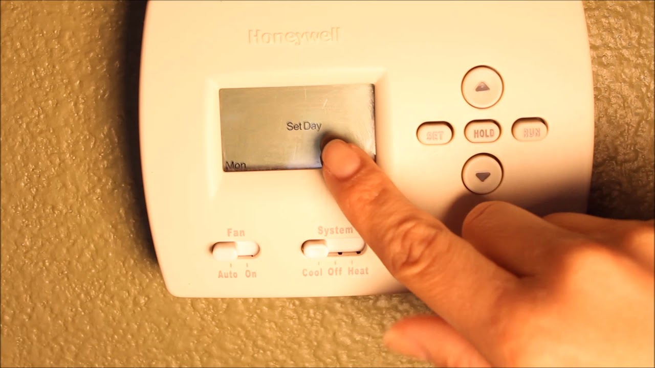 Como programar su termostato Honeywell en español - Como prender su termostato Honeywell en español