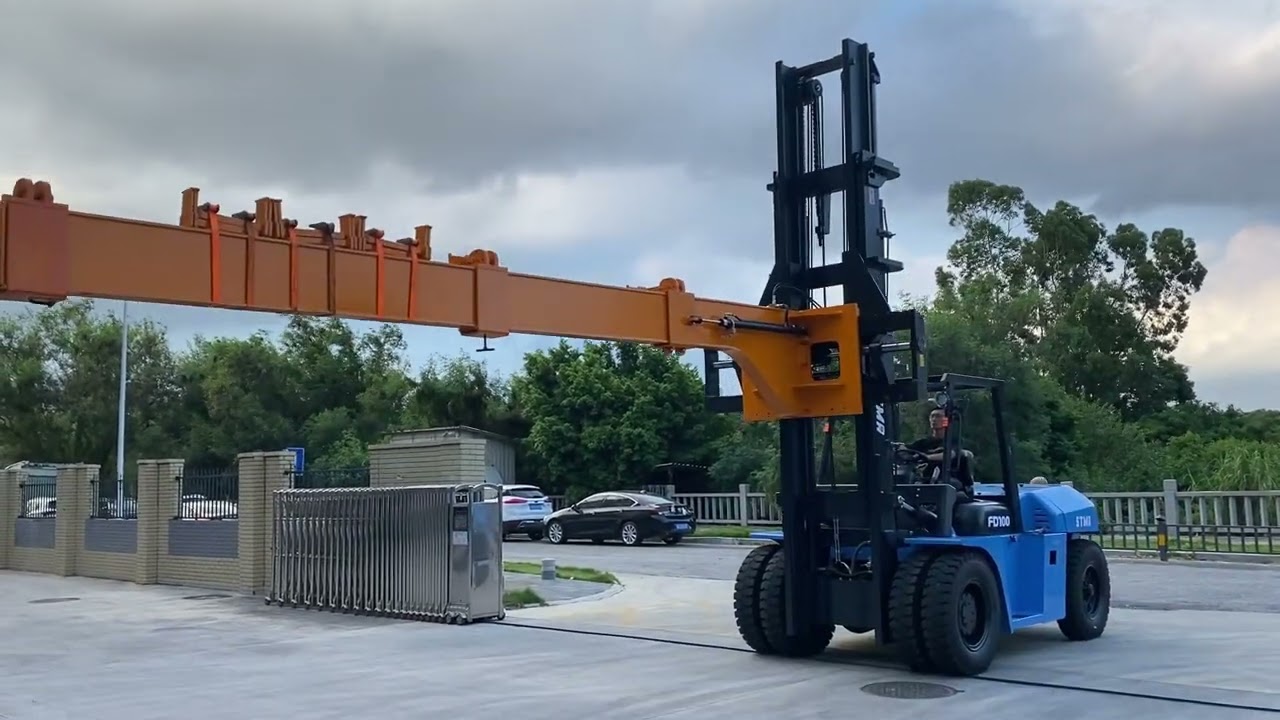 STMA Forklift with Glass Clamp