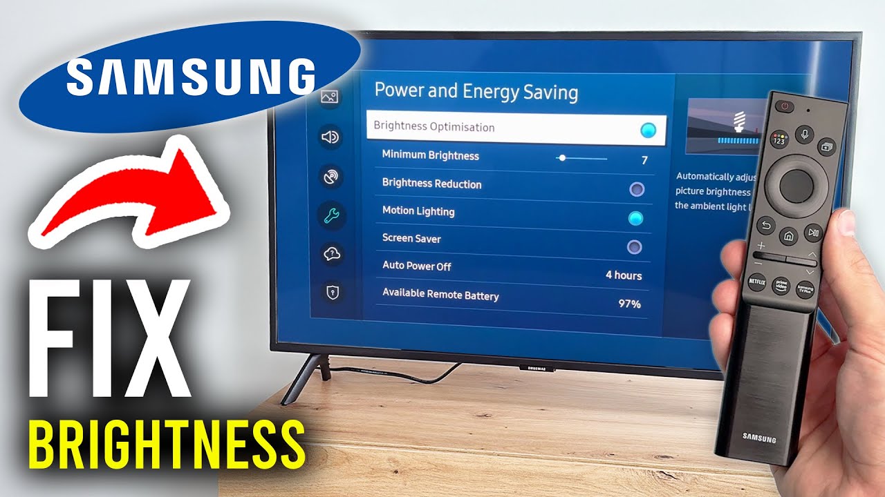 How To Fix Samsung TV Low Brightness (Too Dark) - Step By Step