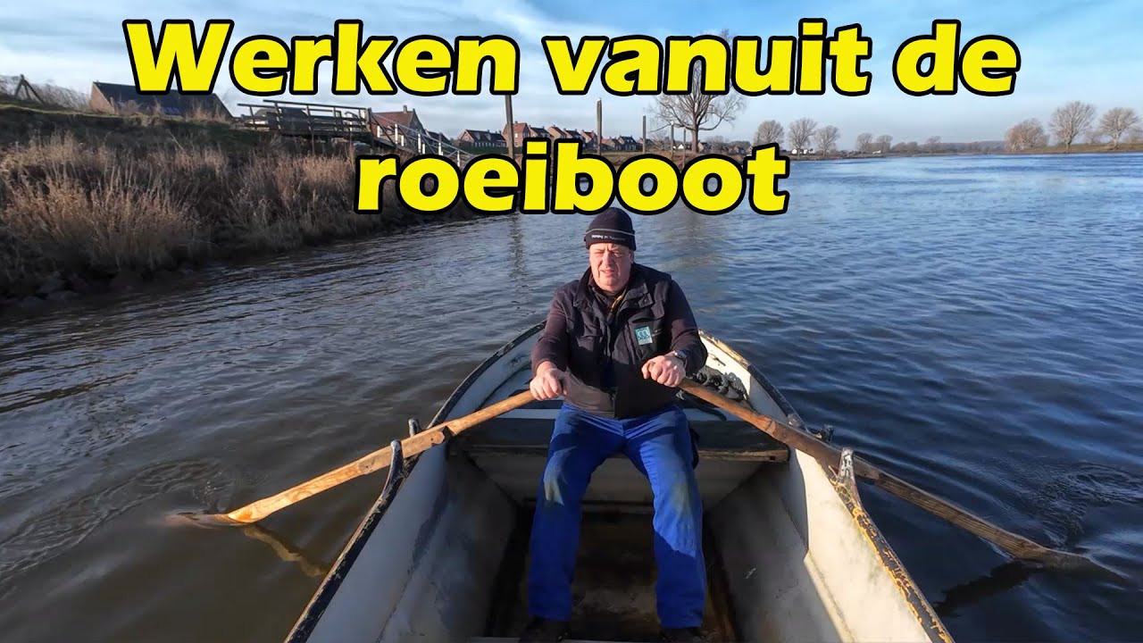 De roerproppellor maken en een ventiel vervangen bij veerpont Lith!