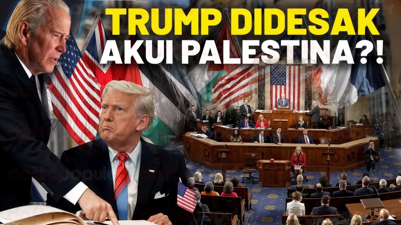 Dunia Terkejut! DPR AS Desak Trump Akui Palestina, Inggris & Perancis Dukung Terbuka!