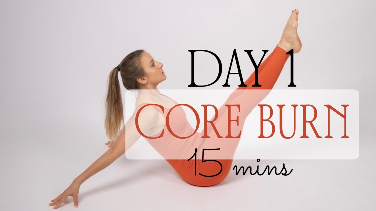 Pilates for Core | 15 minutes | Fit in 7 Days Challenge 