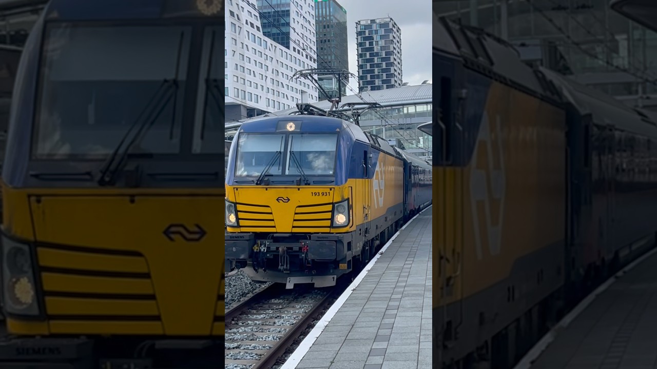 NSI 193 931 vertrekt met nieuwe Nightjet DANI-stam uit Utrecht CS #train #railwaycontent #train