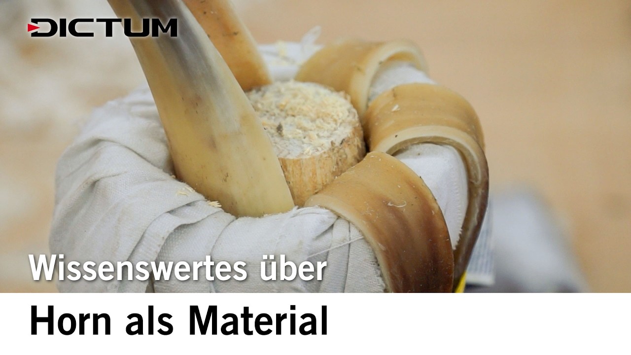 Horn als Werkstoff - Horn richtig verarbeiten, Ideen und Tipps #dictum #diy