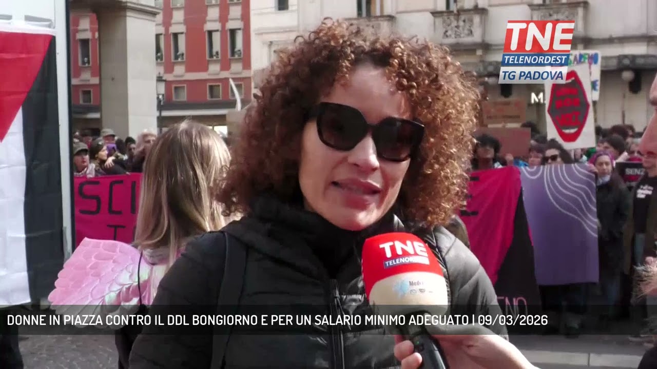 DONNE IN PIAZZA CONTRO IL DDL BONGIORNO E PER UN SALARIO MINIMO ADEGUATO | 09/03/2026