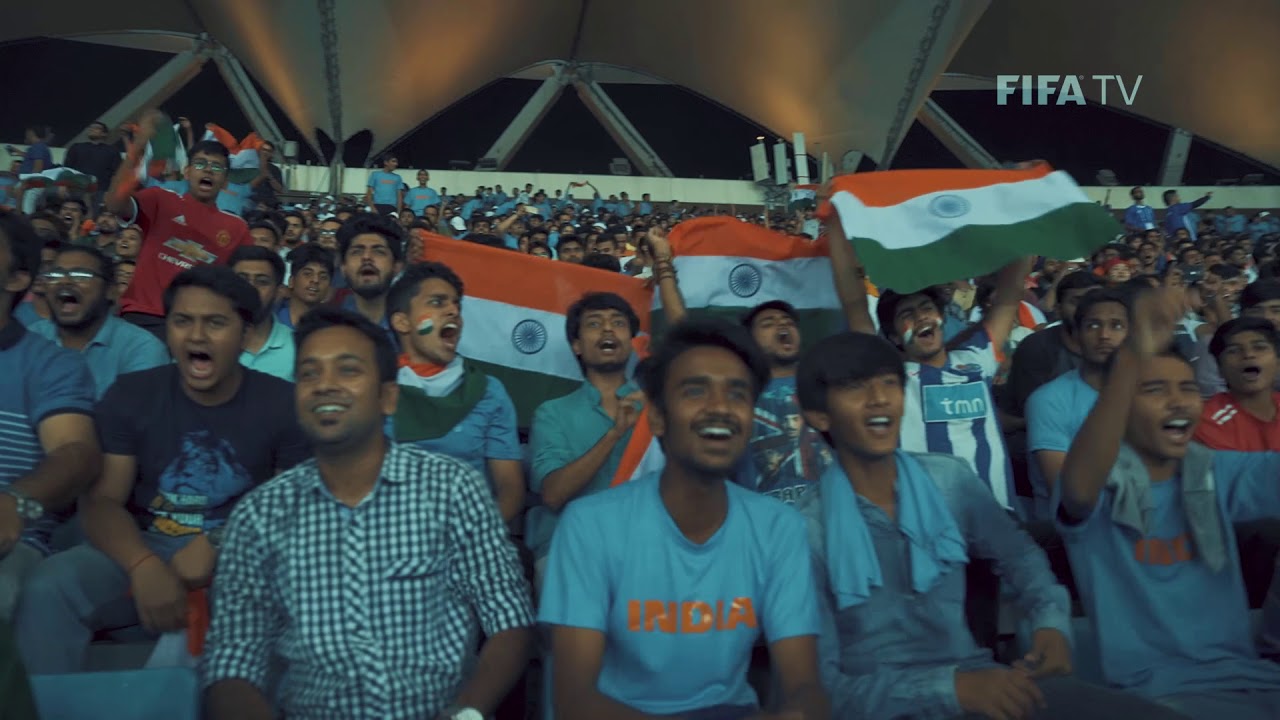 What an atmosphere! India fans in New Delhi