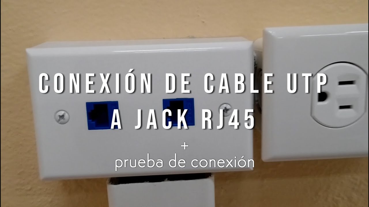 Conexión de Cable UTP a Jack RJ45 | 3 Sencillos Pasos + Prueba de Conexión