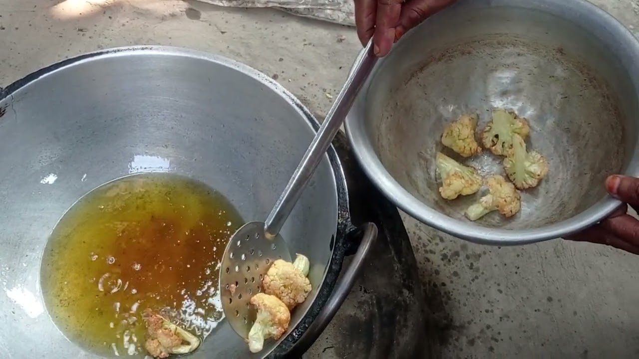 ফুল কপির ফুলুরি রেসিপি। Phuluri recipe of cauliflower#Bangla Coking #Phuluri recipe of cauliflower.