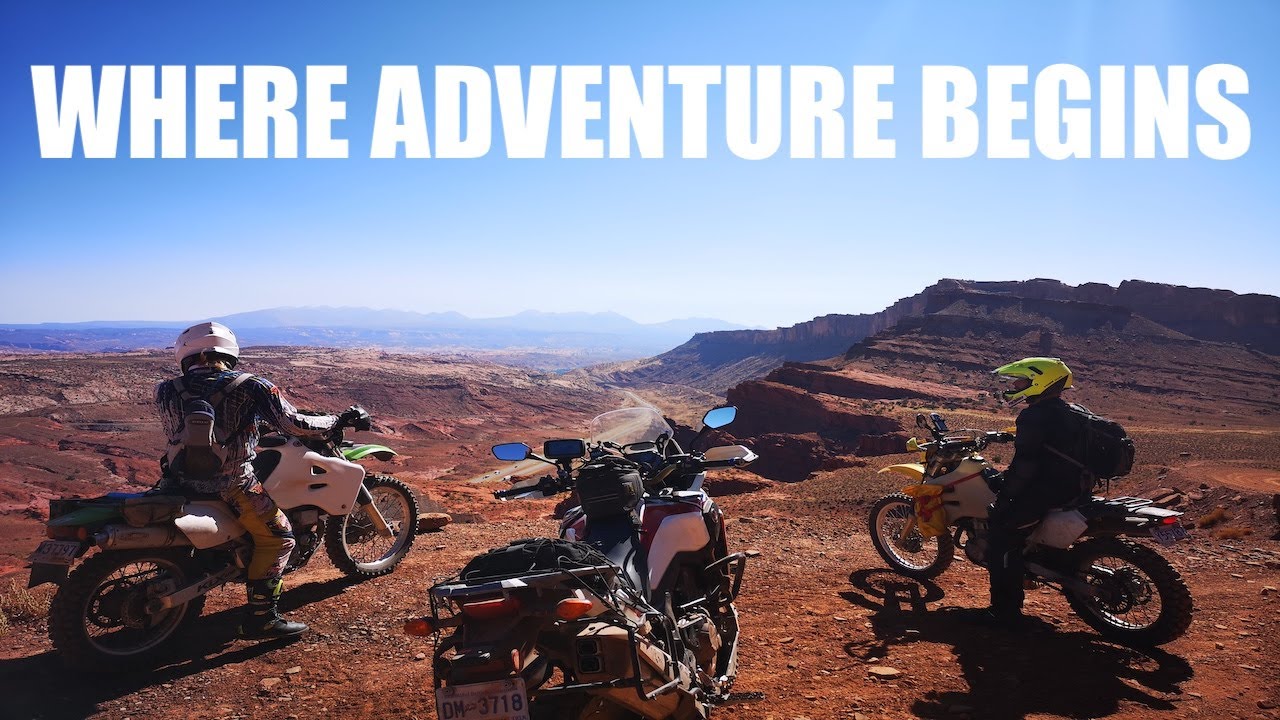Dualsport Moab - our group trip on the No Name Bus
