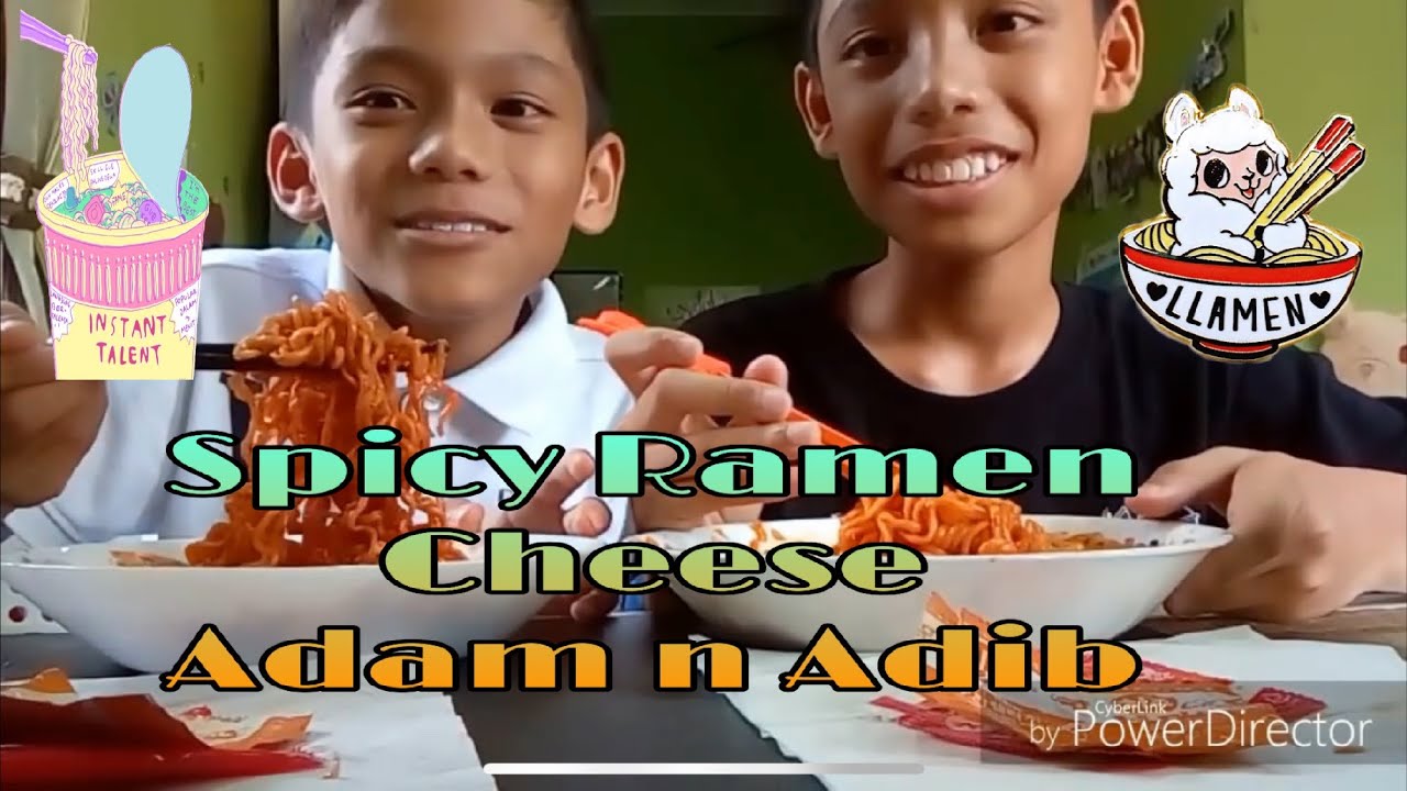 Spicy​ Ramen Cheese Challenge by Adam Adib