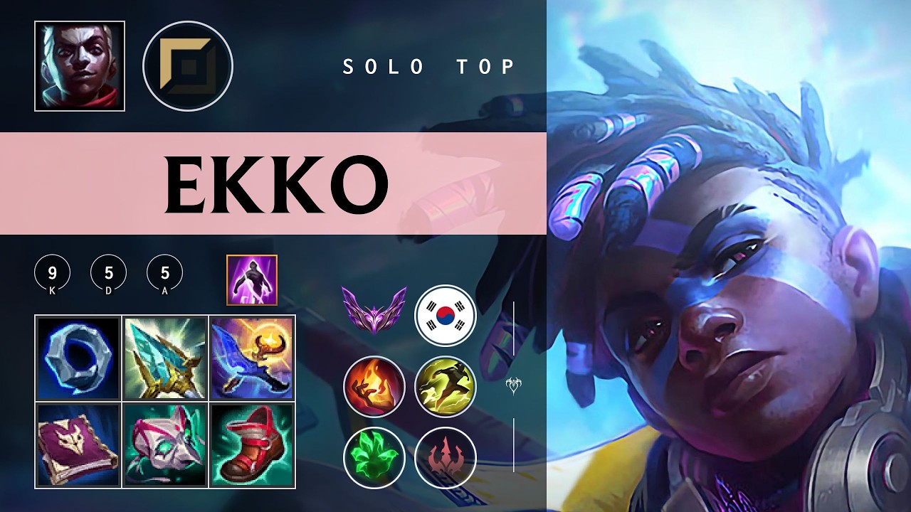 Ekko Top vs Sion - KR Master Patch 26.03