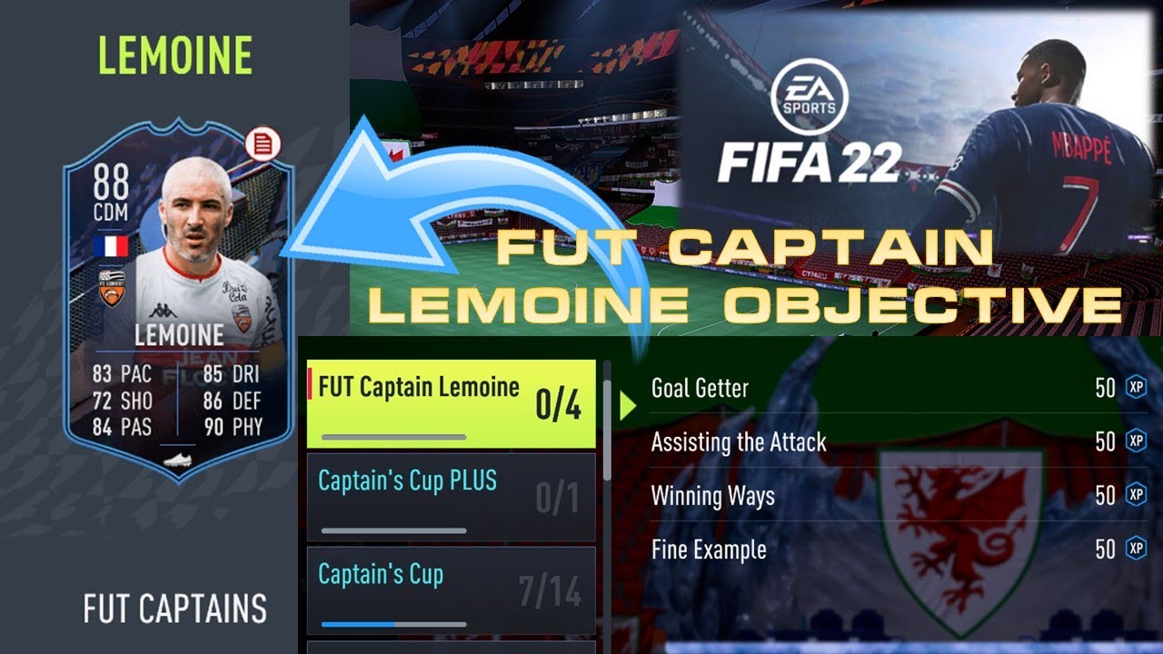 Fifa 22  |  How To Complete The FUT Captains Fabien Lemoine Objective card