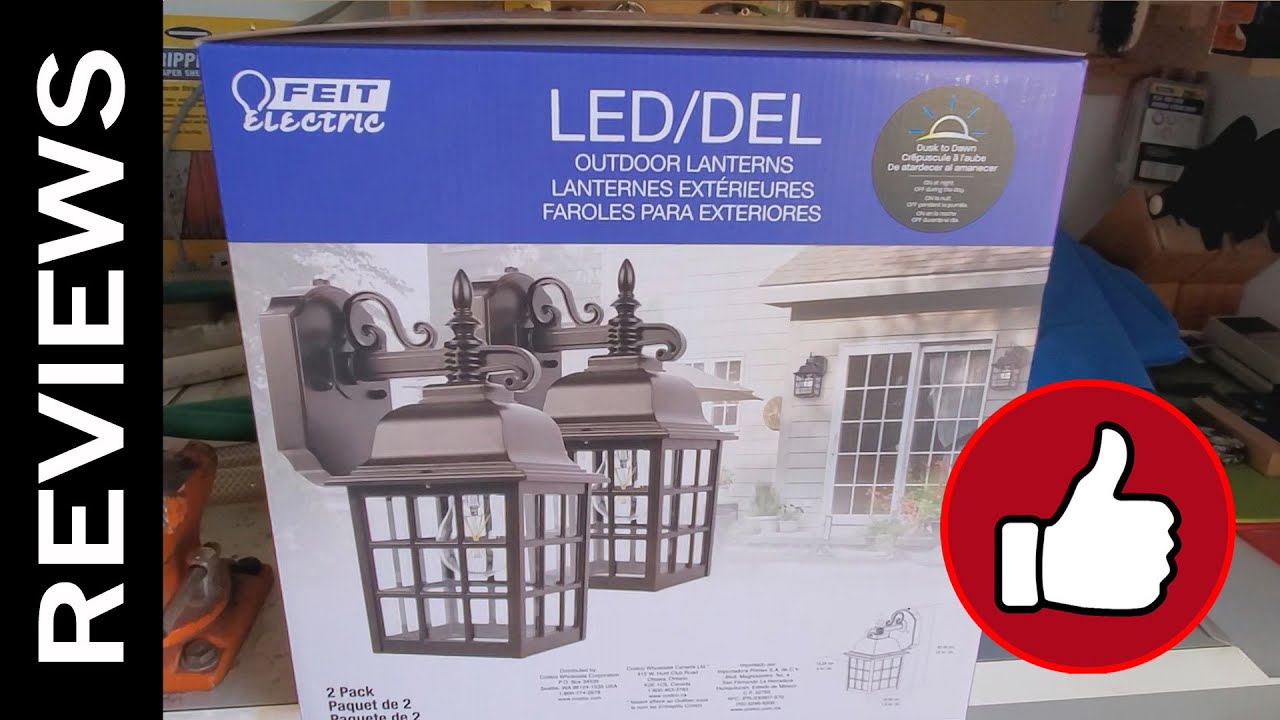 Feit LED Lantern from Costco and Amazon - Installation