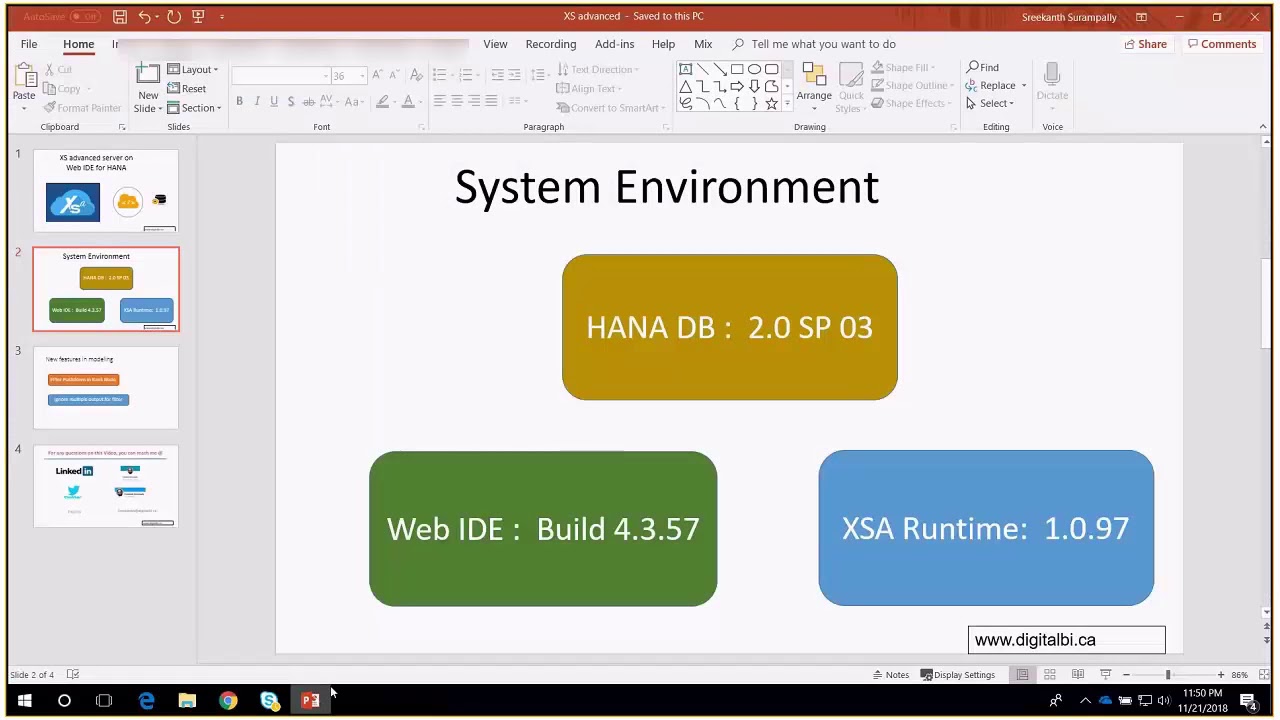 Web IDE for HANA 2.0 SP 03 new features