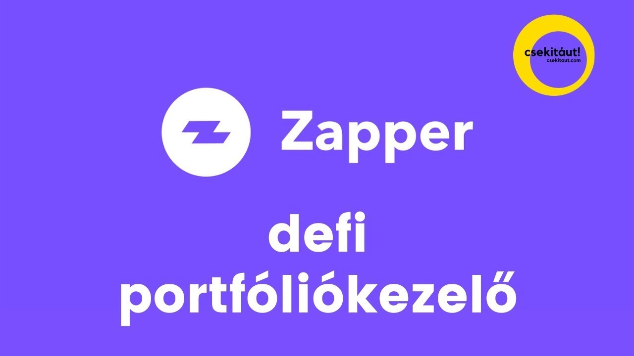 A Legjobb DeFi Portfóliókezelő | zapper.fi  | archív
