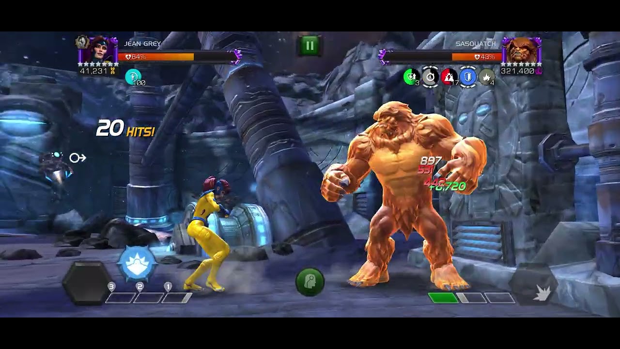 Ordeal Sasquatch… healing buff won’t go away.