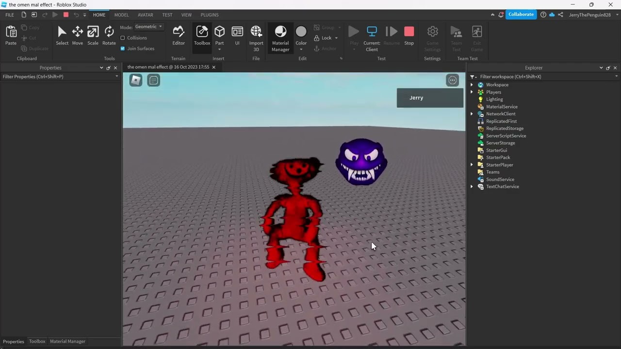 omen mal skin remake full demostration