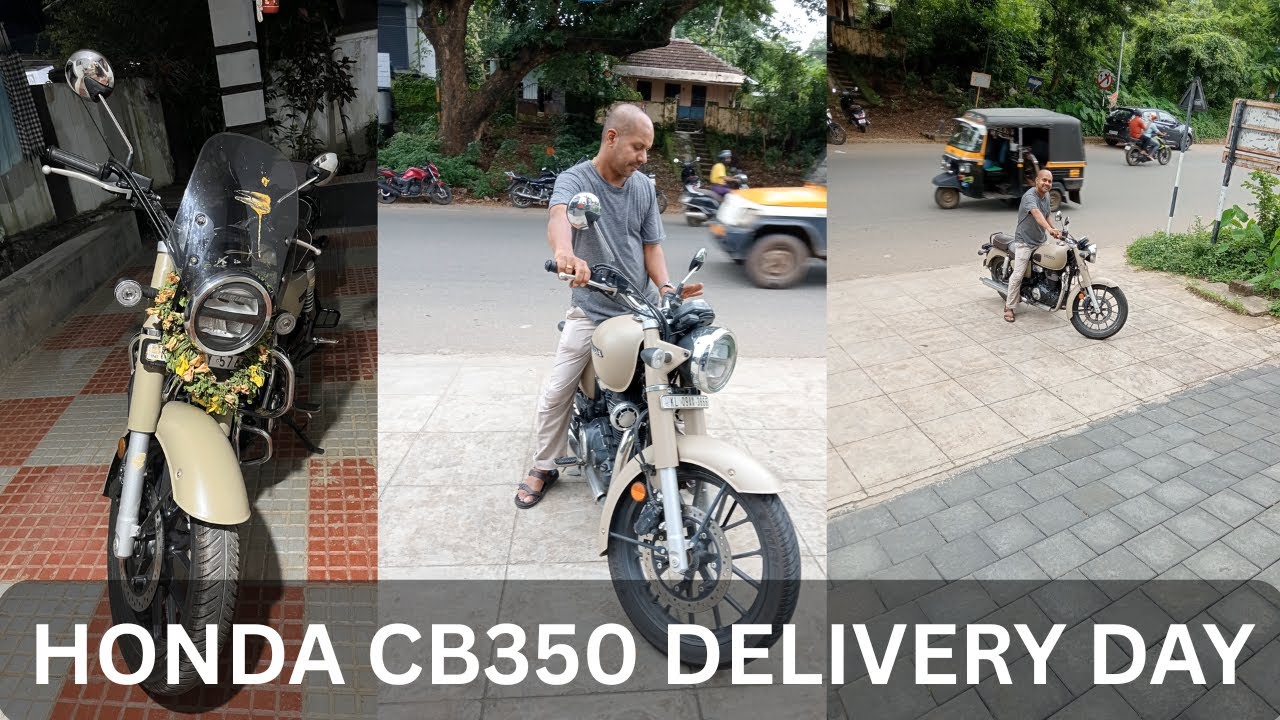 Honda BigWing CB350 Delivery Day 🚲 | First Ride, Pooja & Full Delivery Experience | Sancharivinod