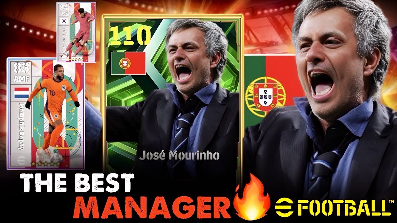 JOSÉ MOURINHO 89 QUICK COUNTER 🔥 THE BEST MANAGAER IN EFOOTBALL 25 MOBILE