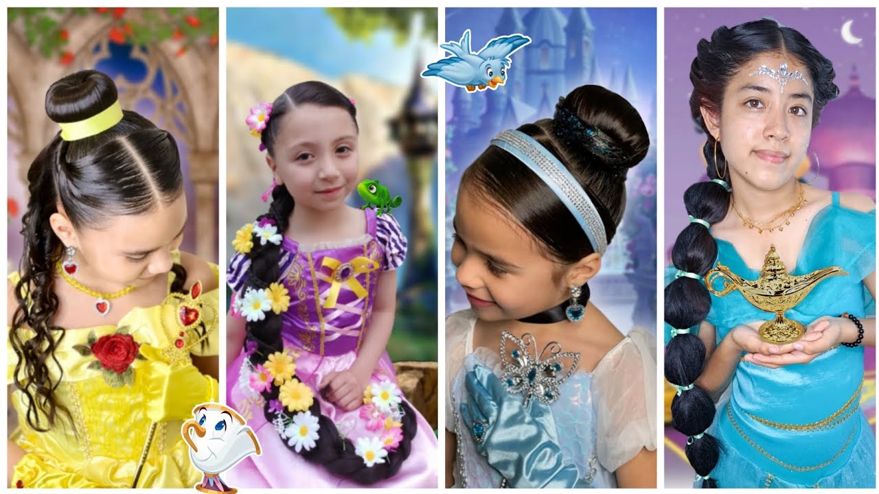 4 ПРИЧЕСКИ ПРИНЦЕСС 👸👑 КОЛЛАБОРАЦИЯ 🥰💖