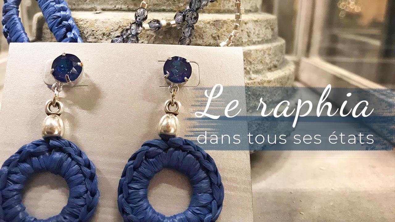 Recouvrez vos anneaux de Raphia avec la technique du crochet