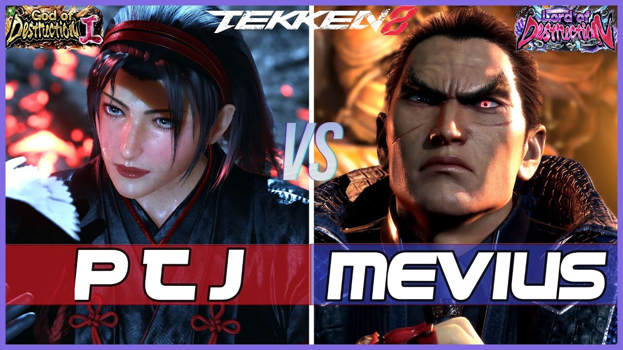 Tekken 8 ▰ PTJ (Jun) Vs Mev1us (Kazuya) ▰ High Level Gameplay