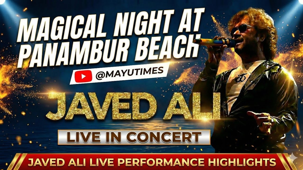 MAGICAL NIGHT at Panambur Beach  Javed Ali Live Performance Highlights