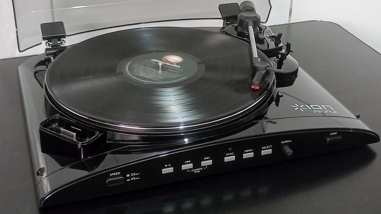 Toca Discos Ion IProfile Pré Amplificado 33/45 Rpm Agulha Nova P/Venda