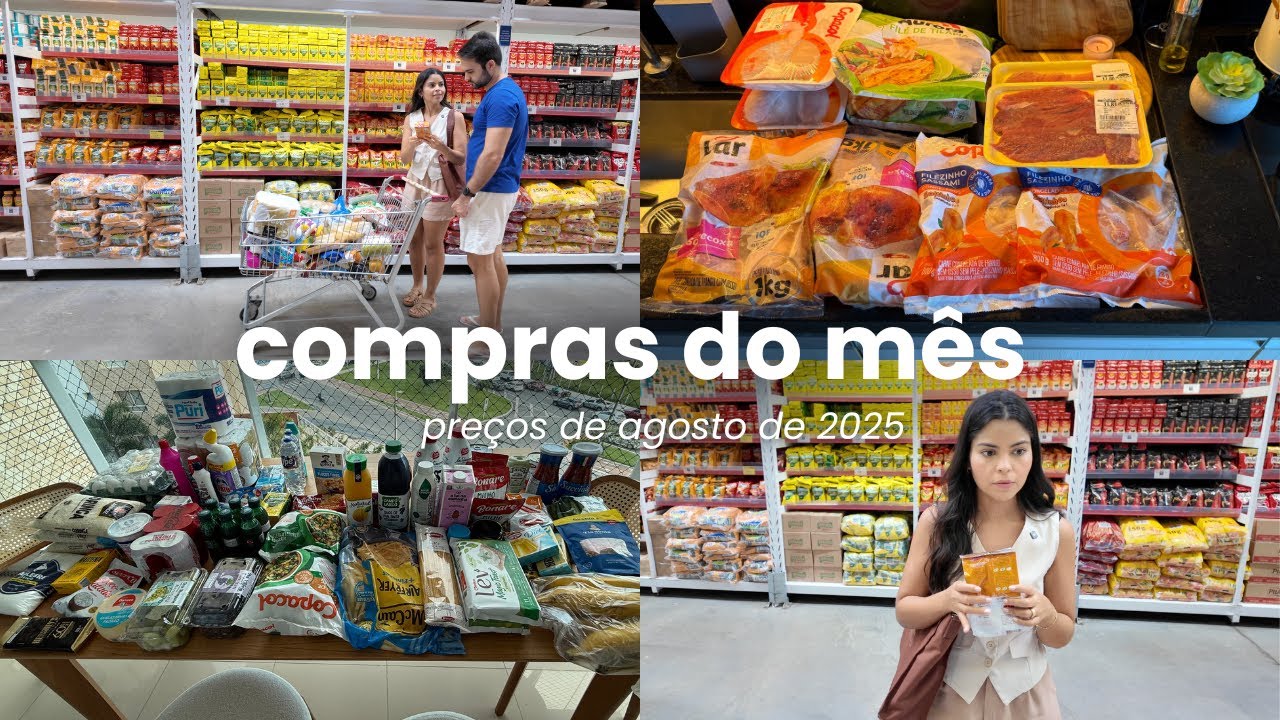 COMPRAS DO MÊS ASSAÍ ATACADISTA, preços de agosto, carnes para o mês e dicas de mercado