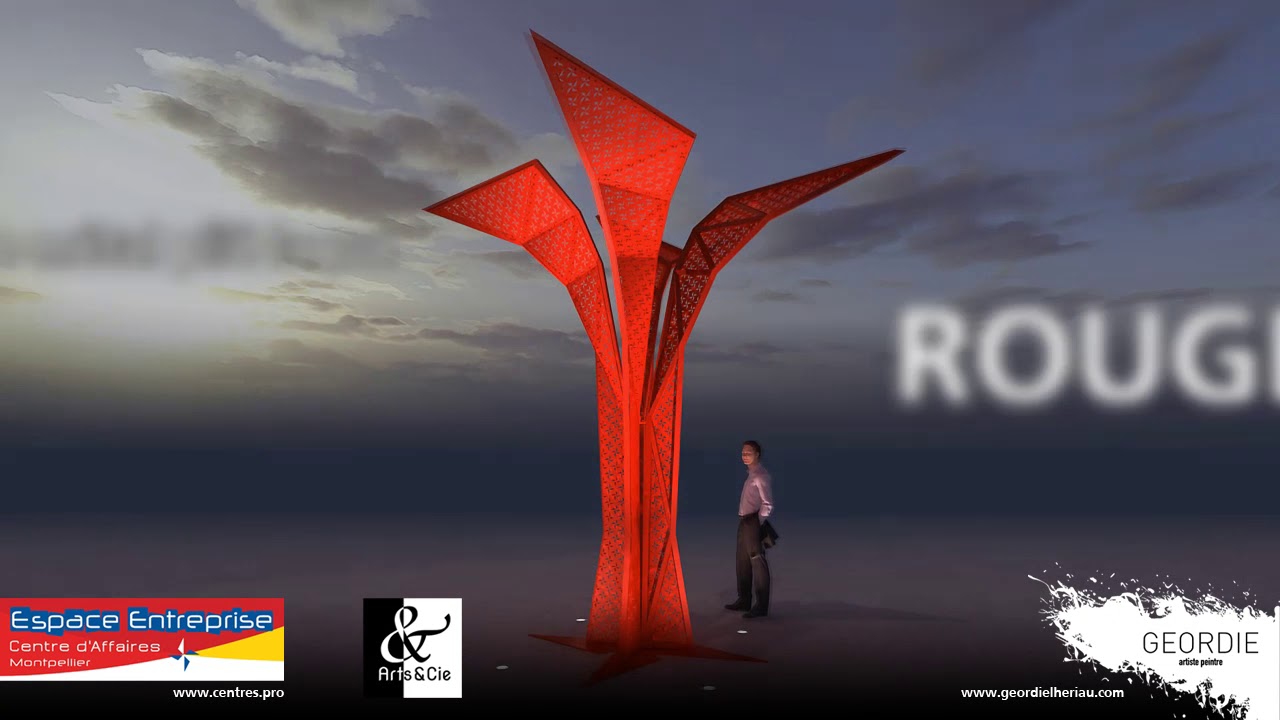 Le totem d'Espace Entreprise Garosud Montpellier