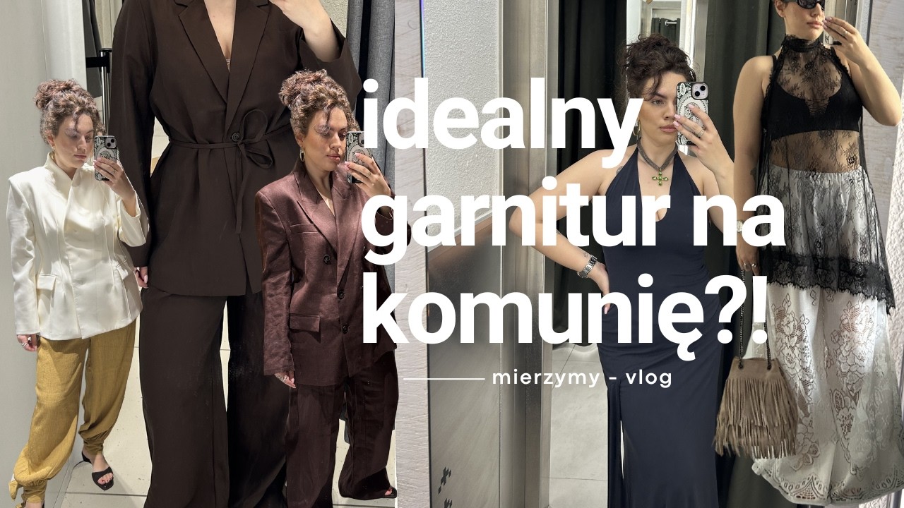 ZARA - znalazłam idealny garnitur na komunię 😍 + uszyłam spodnie z firany za 8 zł