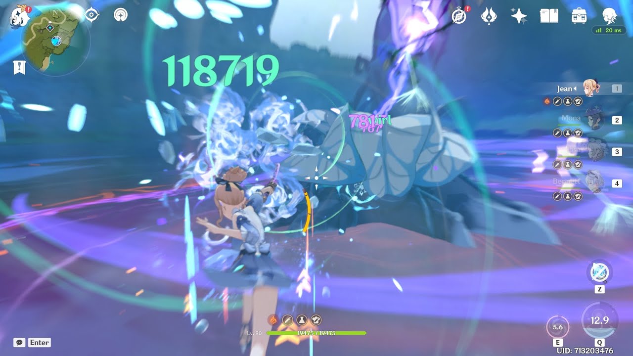 Gale Knight Role Submission (100k+ Gale Blade) | Genshin Impact