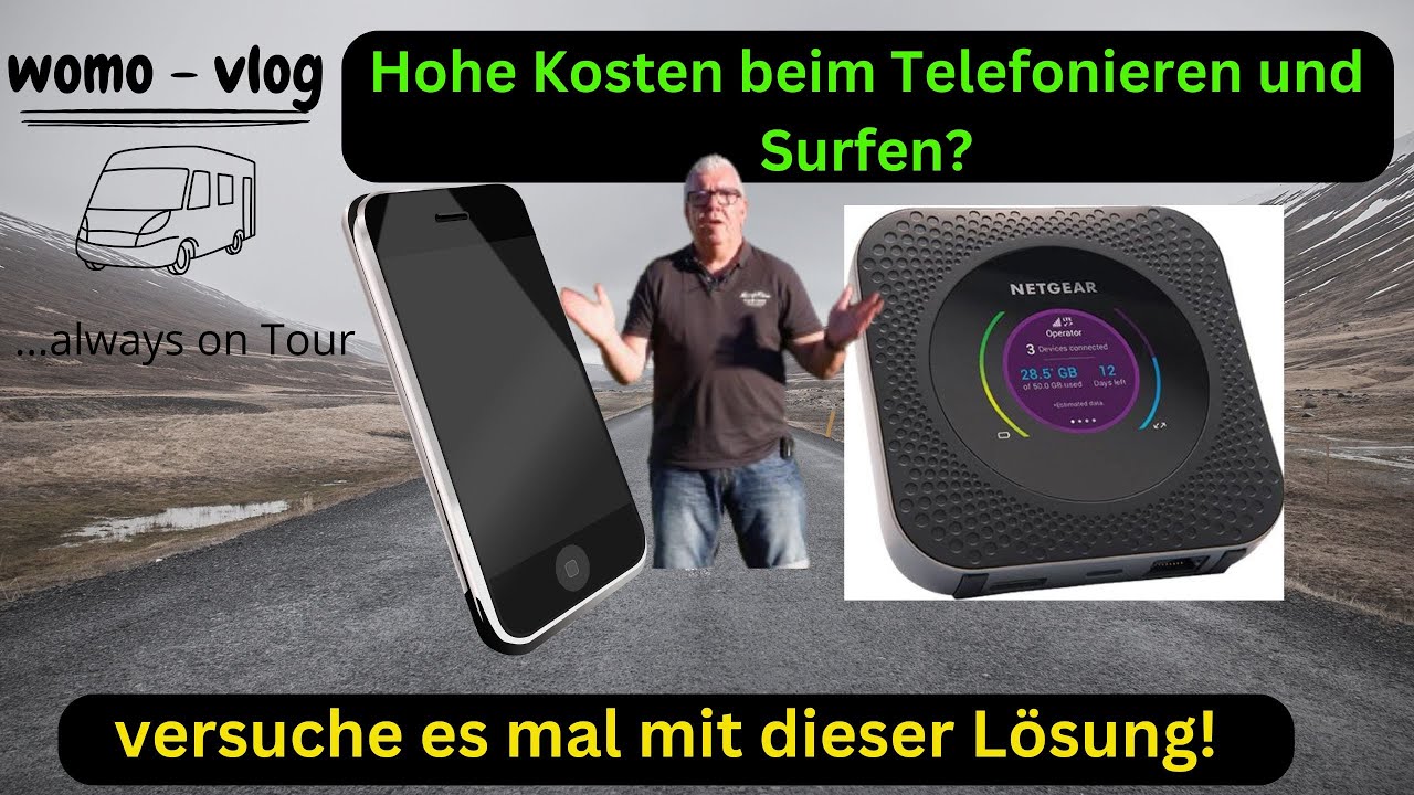 Handy, hohe Kosten auf Reisen mit dem Wohnmobil, schlechte Verbindung? Hier eine mögliche Lösung.