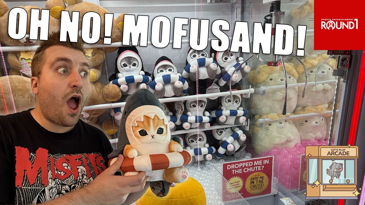 Shark Mofusand! Fun Summer Claw Machine Prizes at Round1!