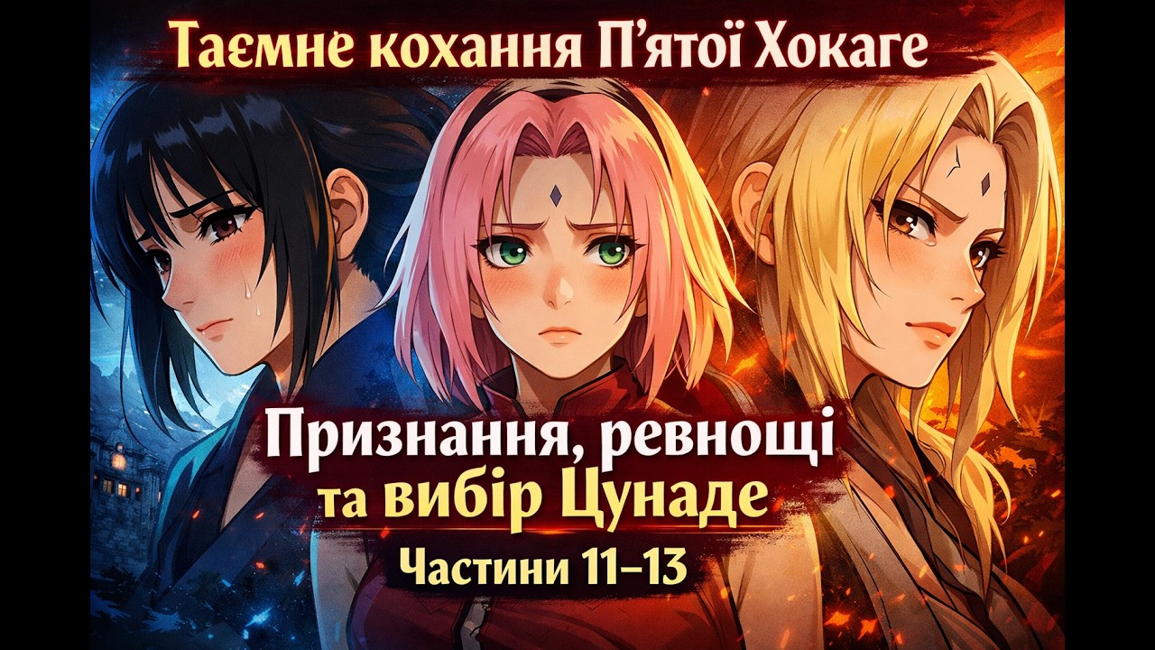 Таємне кохання П’ятої Хокаґе — Признання, ревнощі та вибір Цунаде | Частини 11–13