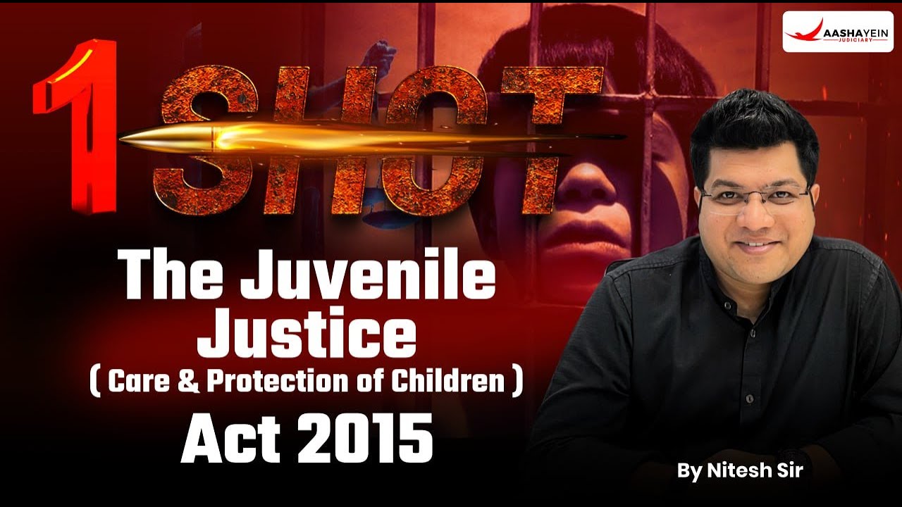 The Juvenile Justice Act 2015 in One Shot | Care and Protection of Children Act |  Nitesh Sir