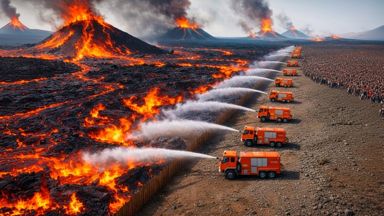 Wie Island Riesige Mauern Baute, Um Millionen Tonnen Lava Zu Stoppen