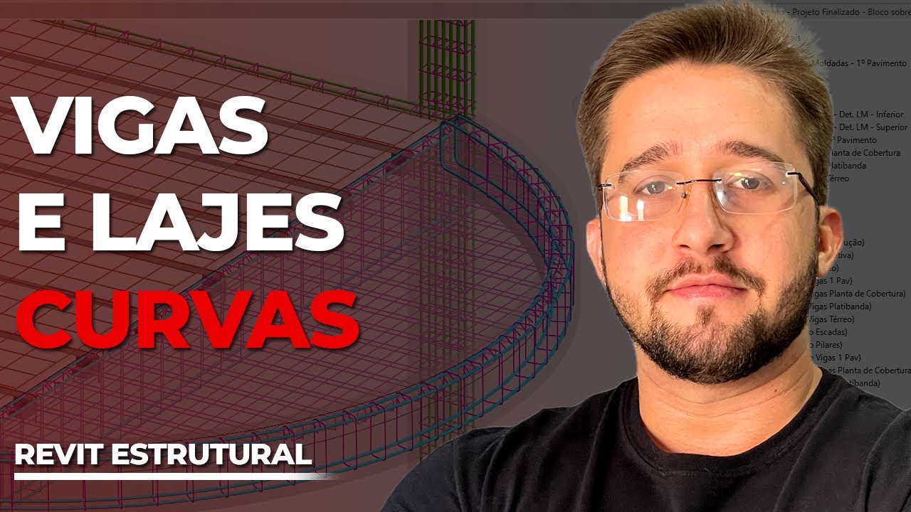 Modelagem de vigas e lajes curvas | Revit Estrutural