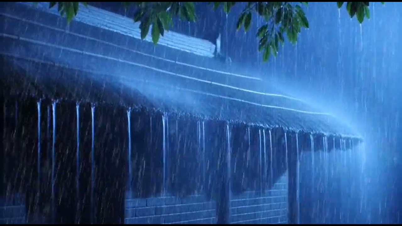 After a Long Day, Gentle Rain on the Roof to Help You Sleep