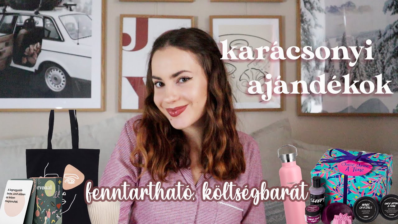 Karácsonyi ajándékötletek: fenntartható, költségbarát
