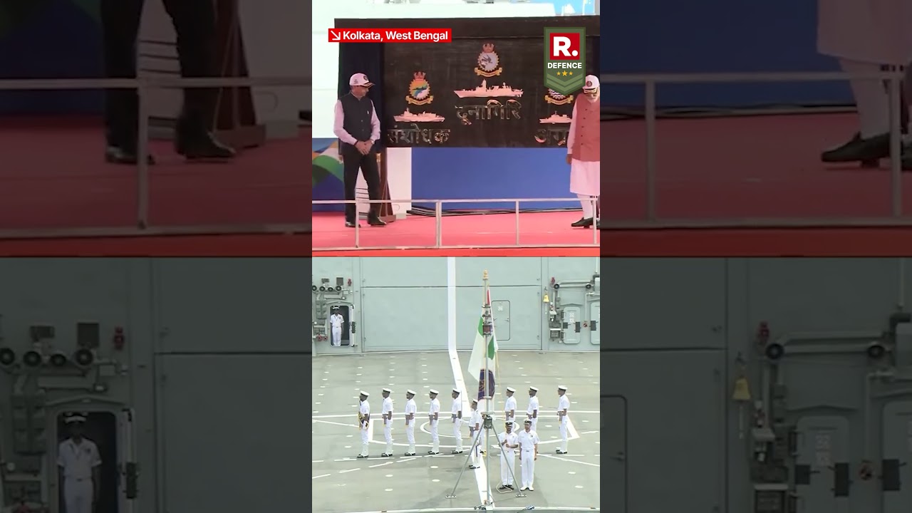 PM Modi Commissions Three Indigenous Naval Ships in Kolkata