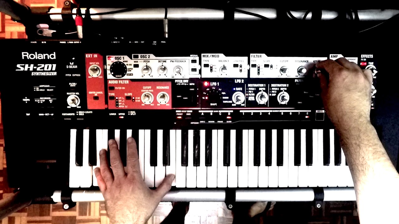 ROLAND SH201 - Sound Design Tutorial - Pad