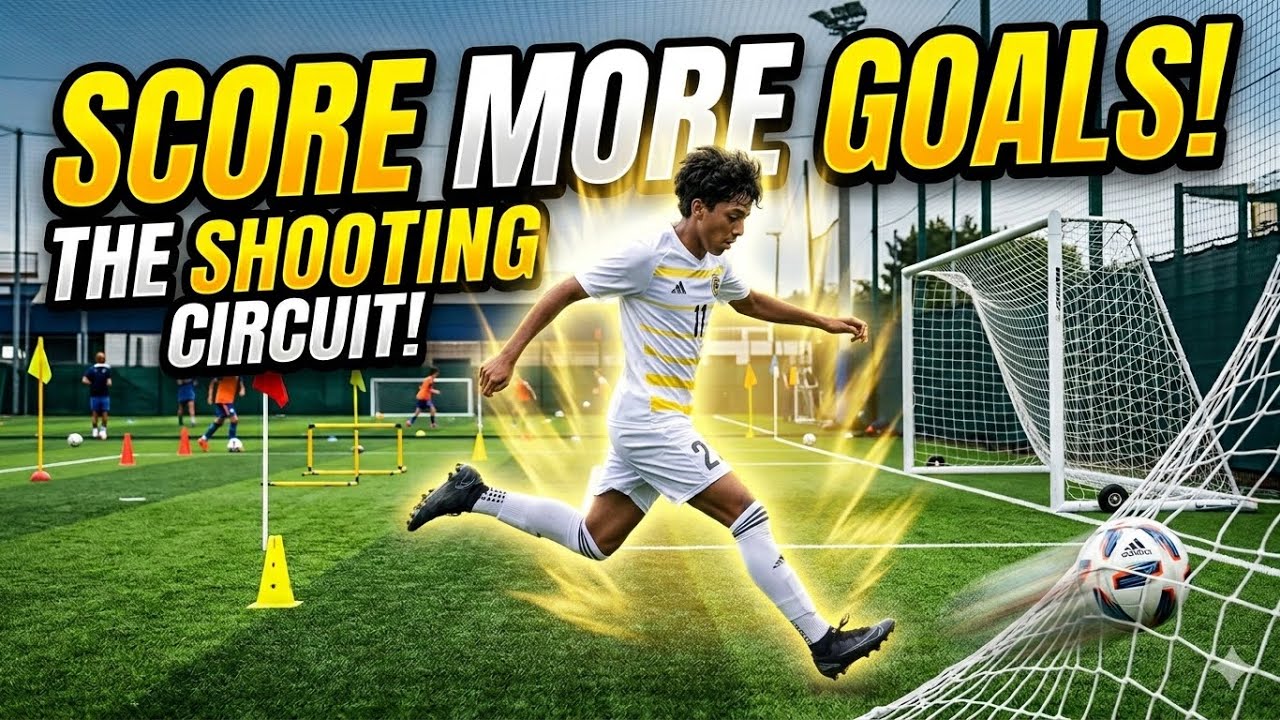 The BEST soccer shooting drill!!!