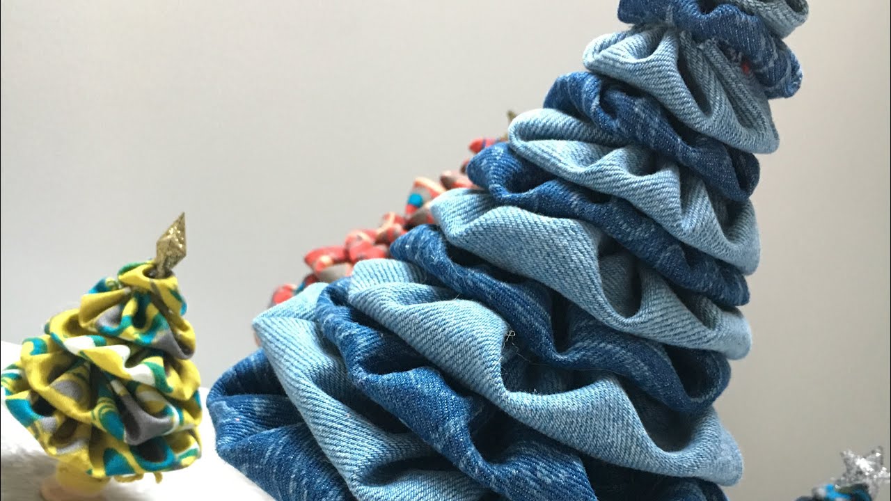 Tutorial diy come realizzare un alberello in tessuto