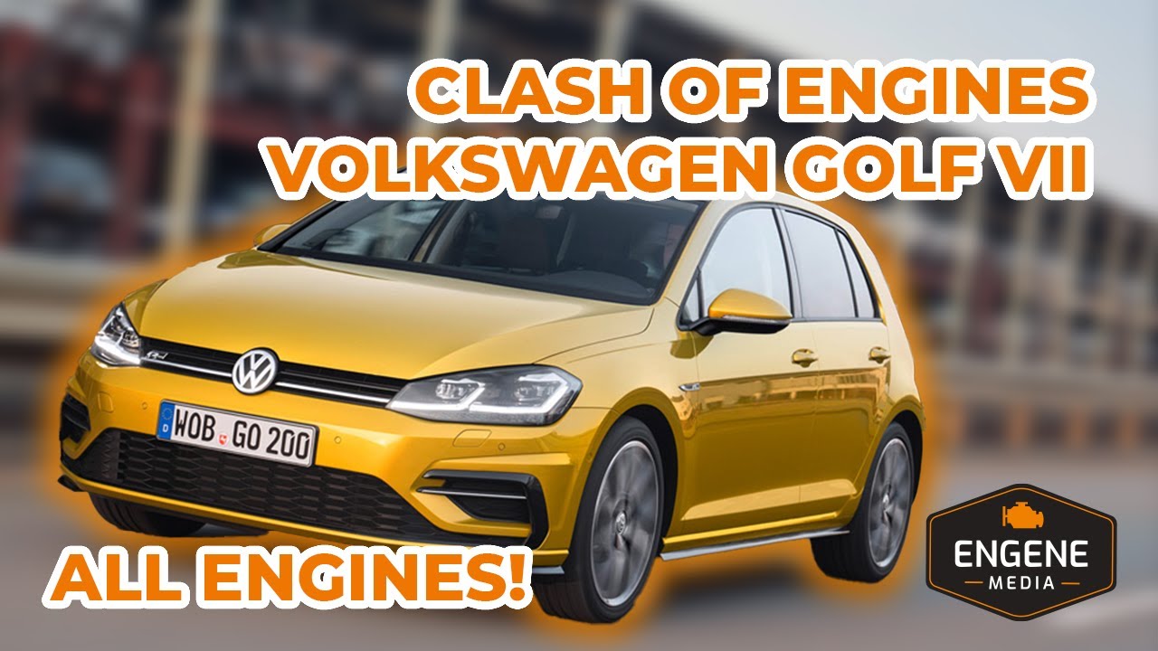 CLASH OF ENGINES / Volkswagen Golf VII / All engines acceleration comparison