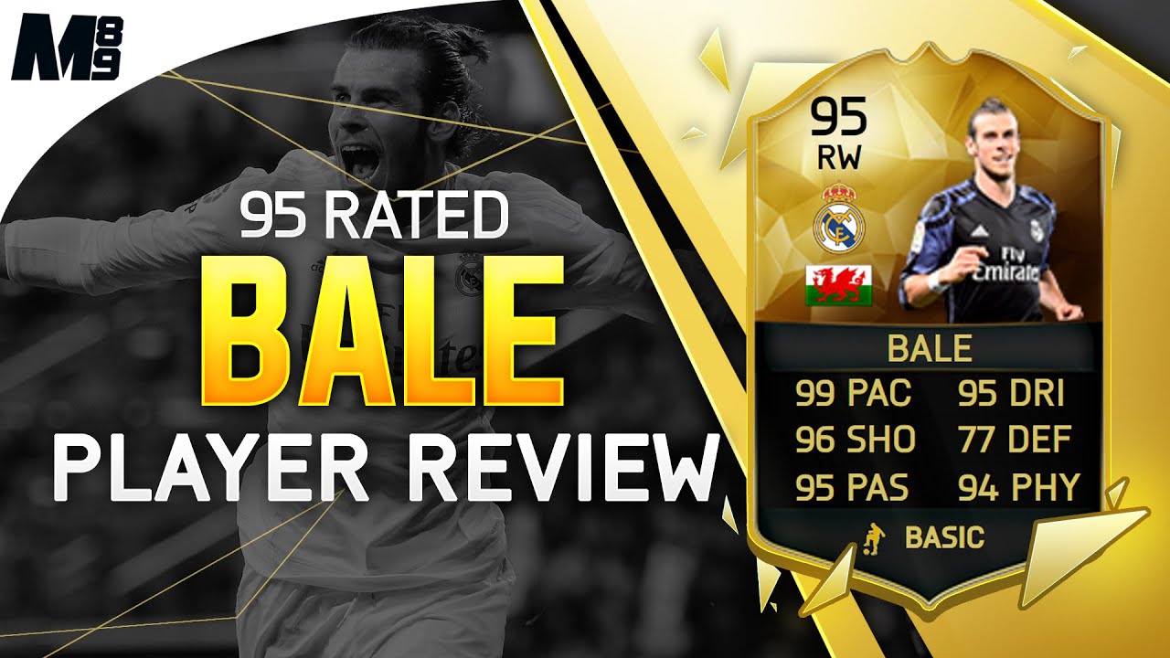 FIFA 16 95 BALE REVIEW | FIFA 16 ULTIMATE TEAM PLAYER REVIEW