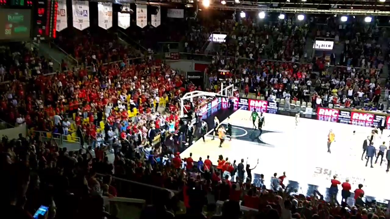 Basket - 1/2 finale Pro A match 5 Sig Strasbourg vs Asvel Lyon-Villeurbanne derniers instants