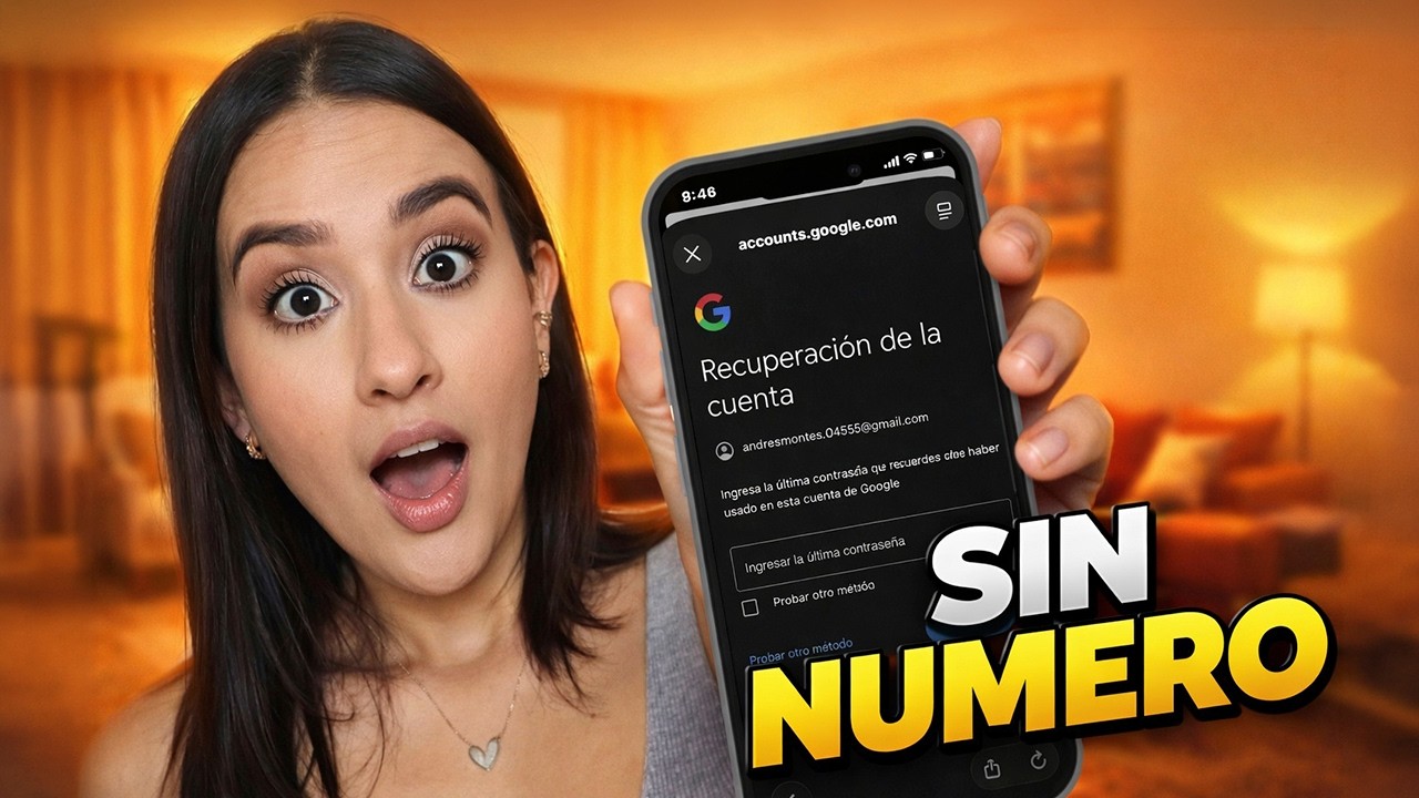 RECUPERAR CUENTA DE GOOGLE SIN NÚMERO- Paso a Paso