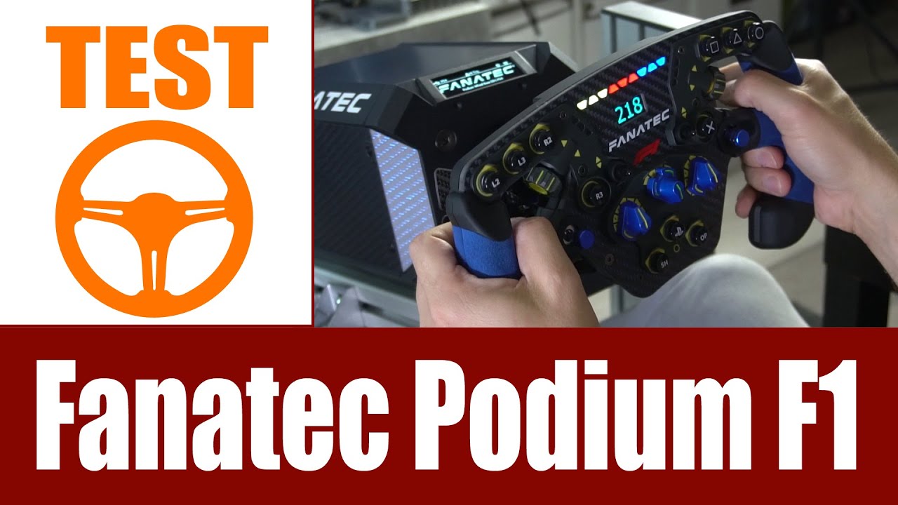 Test: Fanatec Podium Racing Wheel F1 Direct Drive PS4 & PS5 kompatibel (Setup & Praxis)