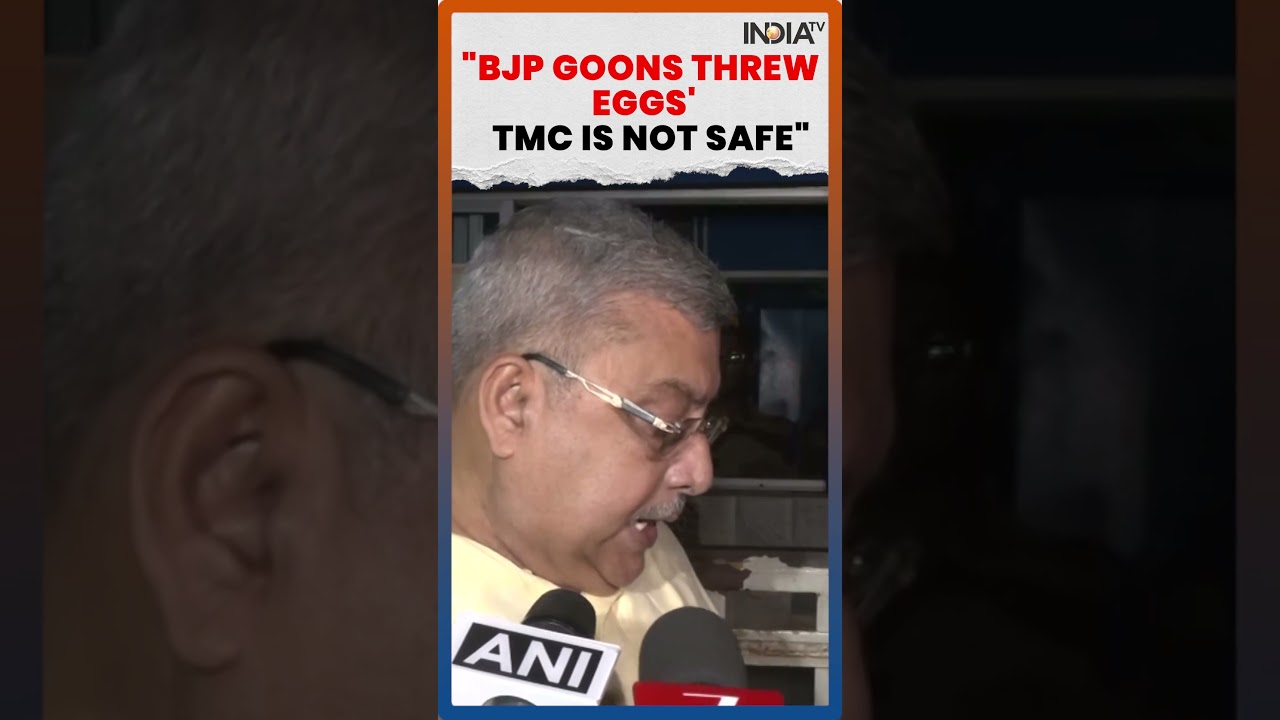 TMC MP Kalyan Banerjee Blames BJP for Egg Attack on Kunal Ghosh Outside Mamata's Residence #shorts